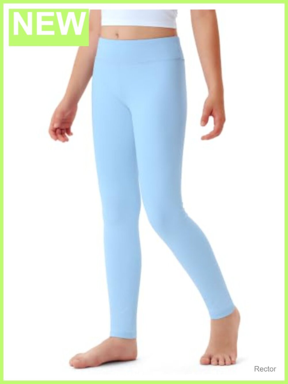 Girls Athletic Leggings High Waist Yoga Dance Pants Stretch